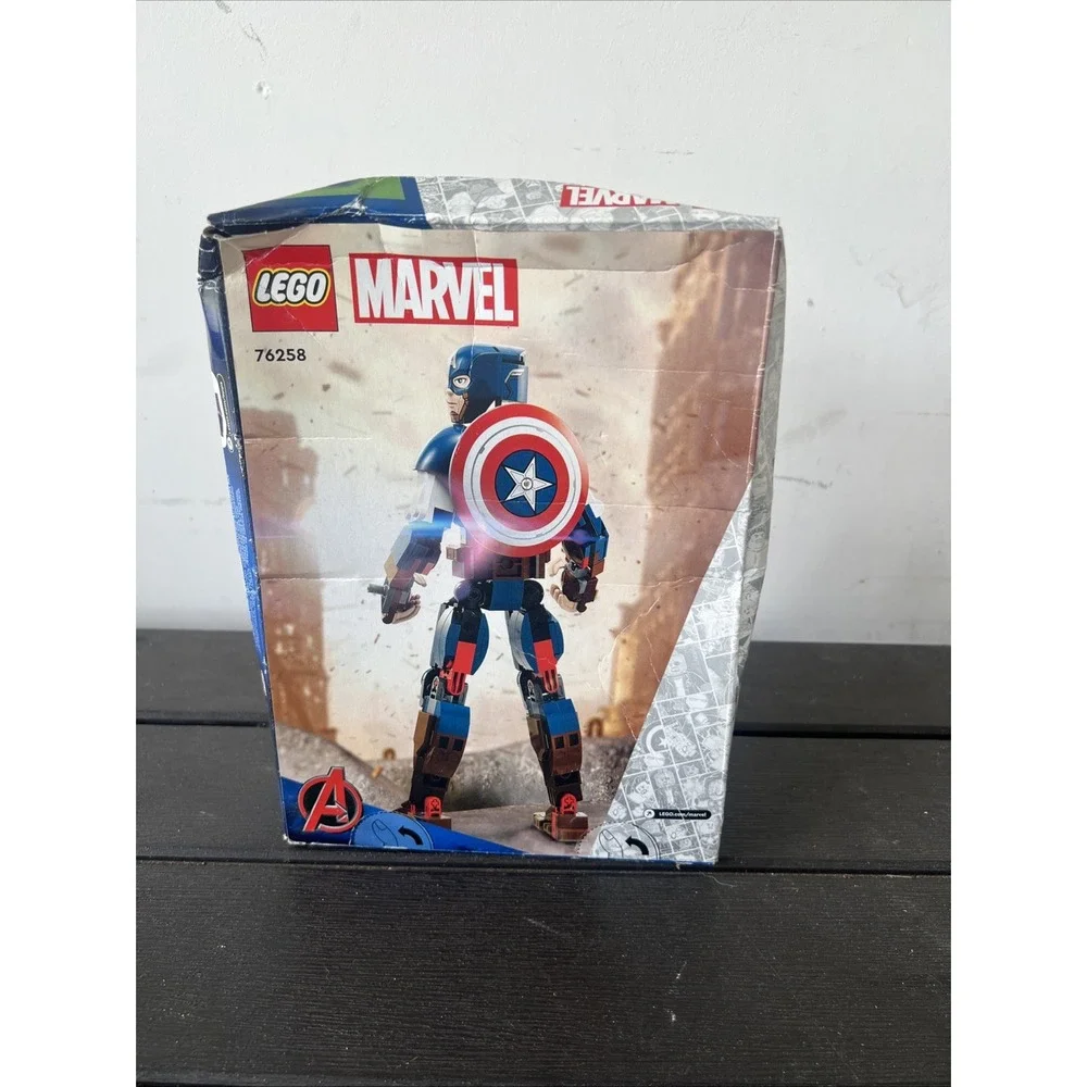 LEGO 310 Pieces Marvel Avengers Captain America Construction Figure 76258 New